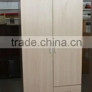 2 Door Modern kd Melamine Wooden Wardrobe thumbnail-1