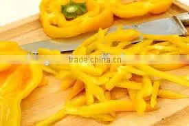 Supply IQF Yellow Pepper Sliced With Good Quality thumbnail-1
