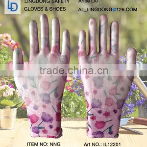 Black PU Coated Working Gloves thumbnail-3