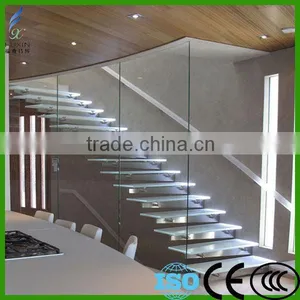 Laminated Safety Glass For Stairs/Laminated Glass Stairs Supplier thumbnail-3