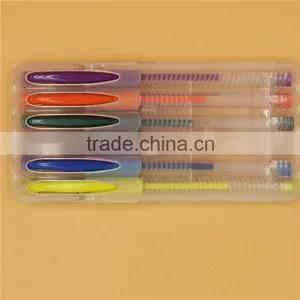2015 Hot Sale Plastic Neon Gel Ink Pen Set(G-102) thumbnail-6
