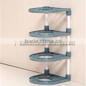 Four Layer Plastic Kitchen Pans Rack thumbnail-4