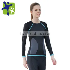 Slimming Gym Shirt for Women, Female Shaper Long Sleeve t Shirt, Quick Dry Good Stretch Gym Shirt WA26 thumbnail-1