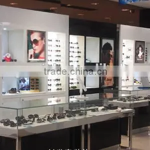 Modern Optical Showcase, Wall Mounted Eyewear Display thumbnail-1