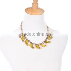 Cheap Wholesale Jewelry 2016 Latest Design Resin Pendant Necklace Multiple Pendants Necklace thumbnail-1