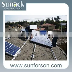 Sunrack Solar Panel Mounting Bracket pv Mount Structure Support for Home Solar thumbnail-2