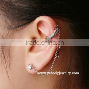 2015 Hot Fashion Women's Snake Ear Cuff Jewelry thumbnail-1