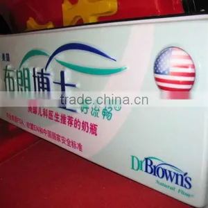 Shop Name Advertising Signs, External Sucking Sign Box ,3D Acrylic Moulding Signage thumbnail-1