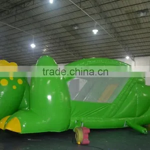 Selling Cutely Giant Dinosaur Castle Combo Inflatable Combo Bouncer for Children thumbnail-5
