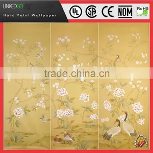 Factory Price Beauty Silk Design Wallpaper Suitable for Interior Museum Hotels Conference Hall Design thumbnail-5