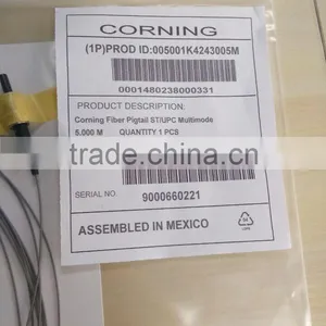 ST Simplex Multimode OS2 62.5/125 5m Fiber Optic Pigtails With Corning Fiber thumbnail-1