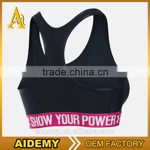 Elastic Sport Bras Bottom for Elastic Sport Bras With Padding of Elastic Sport Bras thumbnail-1