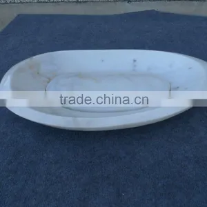 Guangxi White Marble Vessel Sink thumbnail-4