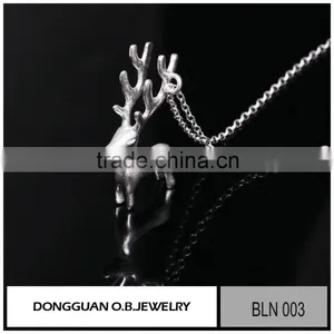 2016 New Matte Necklace New Fashion Pure Silver Jewelry thumbnail-1