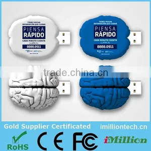 Brain Design Simulation Human Organ Customized Usb Flash Drive , Free Sample thumbnail-1