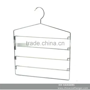 The HEAD Metal Natural Clothes Hanger With Five Metal Clips for Pants! thumbnail-1