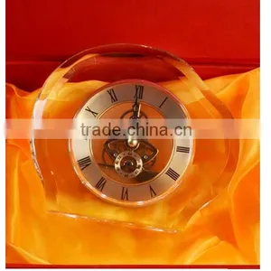 2016 Pretty Crystal Block Mini Wall Crystal Clock for House Decotation thumbnail-3