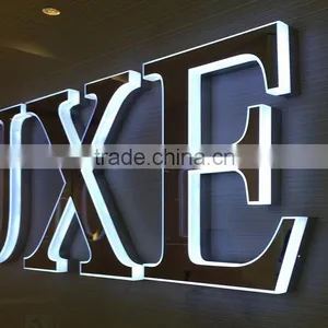 OEM 3d Led Light up Mirror Vintage Metal Letter to Make Signs thumbnail-2