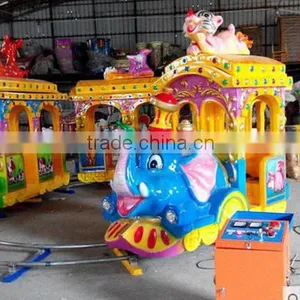 Amusement Park Elephant Mini Track Tourist Train Rides for Sale thumbnail-4