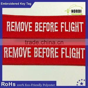 Remove Before Flight Embroidered Keychain thumbnail-4