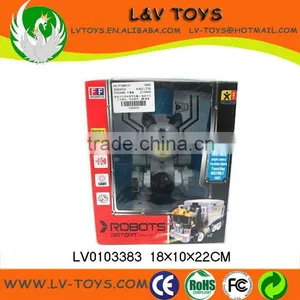 Popular bo Toy Robot Transformation Car With Music and Light thumbnail-1