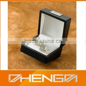 High Quality Customized Made in China Luxury Cufflink Display Box Wood thumbnail-1