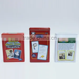 Hot Selling Tin Box Factory Card Box With Screen Printing thumbnail-1