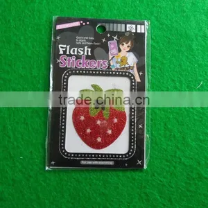 Customized Strawberry Glitter Sticker thumbnail-1