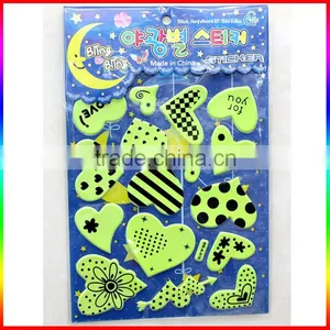 Glow in the Dark Star and Moon Puffy Stickers thumbnail-4