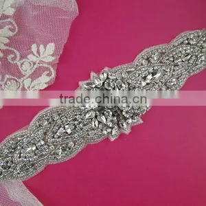 Embroidered Guipure Chemical Rhinestone Wholesale Diamond Aluminum Mesh for Clothes thumbnail-1