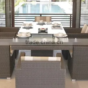 Outdoor Patio Dining Table And Chairs Set Garden Furniture thumbnail-1