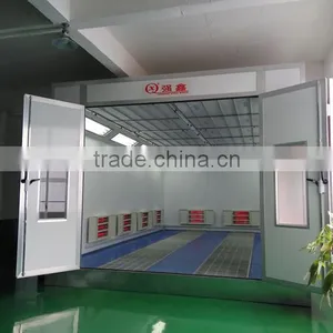 QX2000AB CE Certification Car Paint Booth For Sale With Infrared Lamps Drying Performance thumbnail-2