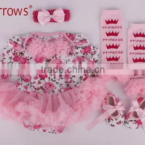China Best Selling Products New Fashion Girls Tops Baby Long Sleeve Peplum Dress thumbnail-5