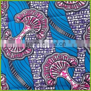 Africa Waxed Printed Cotton Fabric for Clothing thumbnail-6