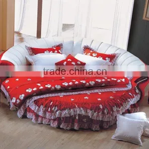 Hot Selling Modern Soft Italian Leather Round Bed DS-A805# thumbnail-1