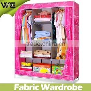 DIY Portable Wardrobe Online India Folding Canvas Wardrobe (FH-CS0505 ) thumbnail-1
