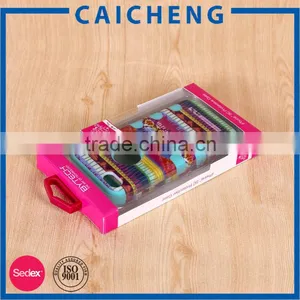 Hot Sale Flat Pack Pvc Window Cell Phone Case Packaging Box thumbnail-1