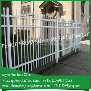 2m High Tubular Steel Bar Wall Fence for Sale thumbnail-1