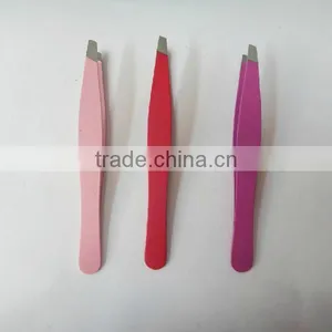 Stainless Steel Eyelash Extension Tweezers thumbnail-1