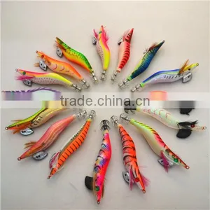Factory Direct Sale Fishing Lure for 2016 Fishing Lures 2.5# 3# 3.5# 4# 4.5# Mixed Color Squid Jig Lures thumbnail-1