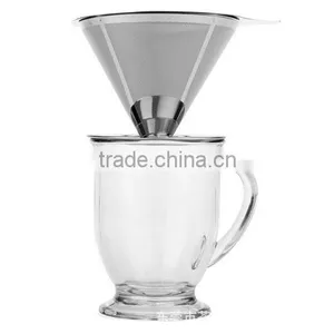 Stainless Steel Reusable Paperless Pour Over Coffee Filter thumbnail-6