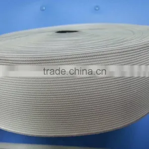 White Woven Elastic Tape thumbnail-2