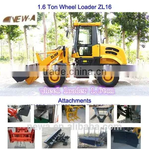 2016 Hot ZL16 1.6ton 63hp CE Mini Wheel Loader thumbnail-1