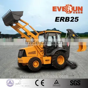 Hydraulic Polit Control EVERUN 4WD Backhoe Loader for Sale thumbnail-2