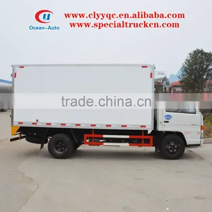 JMC 4X2 3 Ton Mini Refrigerator Food Van Truck for Sale thumbnail-3