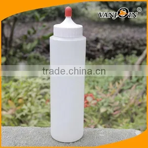270ml HDPE Spout Cap Empty Plastic Bottle for Ketchup thumbnail-1