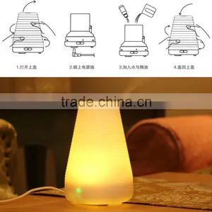 Newest Portable Mist Maker Aroma Essential Oil Diffuser Ultrasonic Aroma Humidifier For Car Home Office thumbnail-5