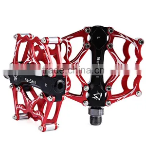 2 Pcs SETSAIL 013 Mountain Bike Bicycle Pedals Ultra-light Bearing Pedals Suitable for Fixed Gear 3 Colors Bicycle Accessories thumbnail-5