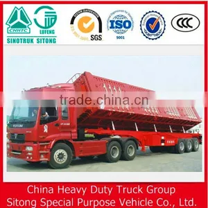 50ton 60ton 3 Axles Steel Van Semi Trailer/Box Container Semi Trailer thumbnail-6