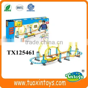 Pedal Toy Train Steam Locomotives Table Set thumbnail-1